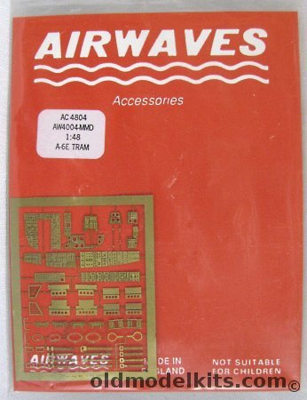 Airwaves 1/48 A-6E TRAM PE Cockpit Detail Set - Bagged, AC4804 plastic model kit